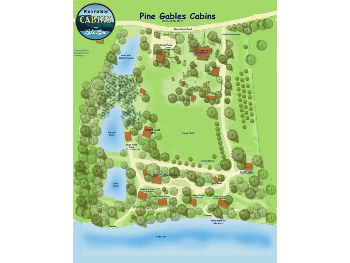 Вілла Pine Gables Cabins Лейк-Луре Екстер'єр фото